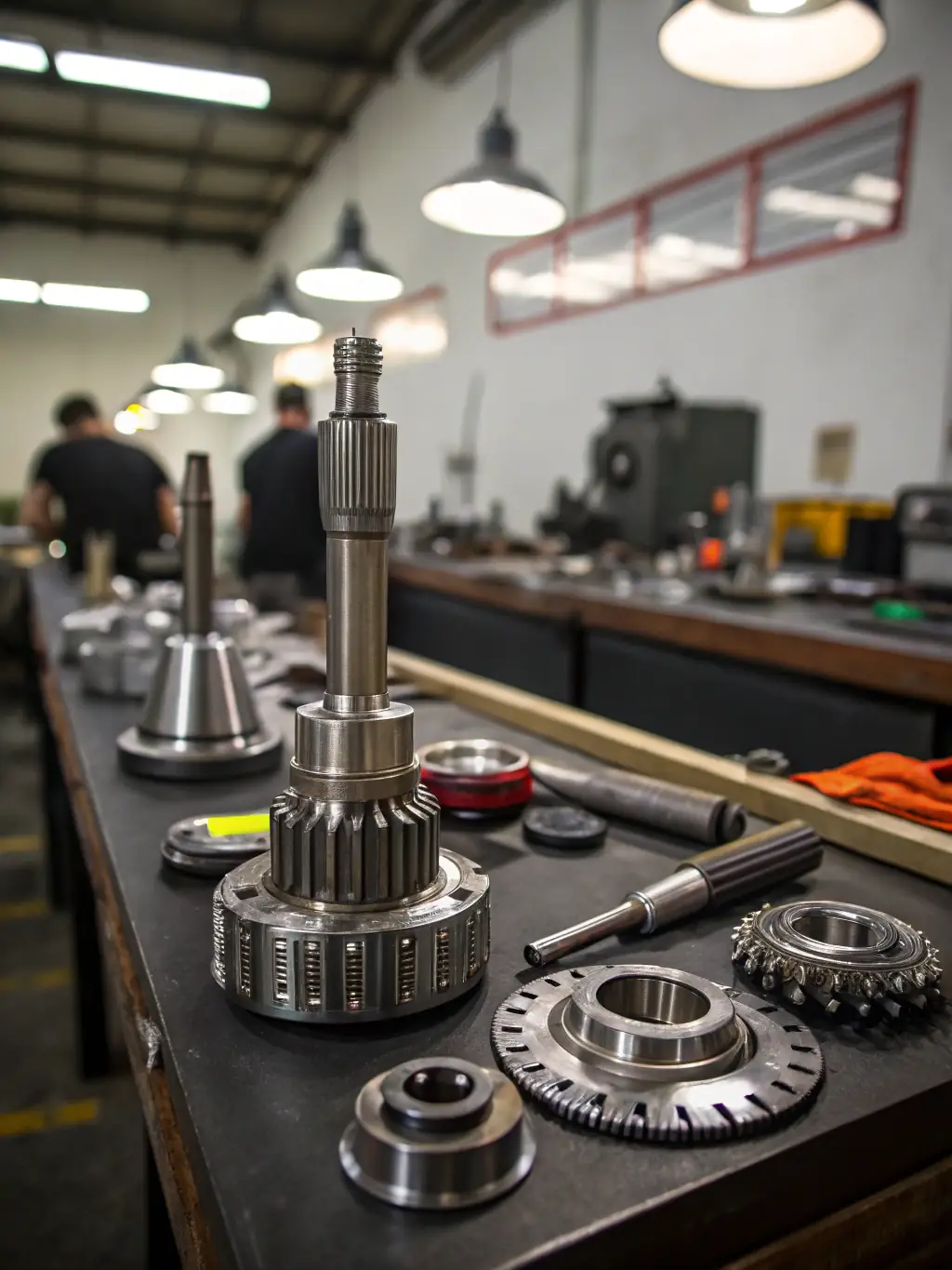 A well-lit photo of diverse industrial equipment, including used motors, pumps, control panels, and machinery, organized in a warehouse setting.