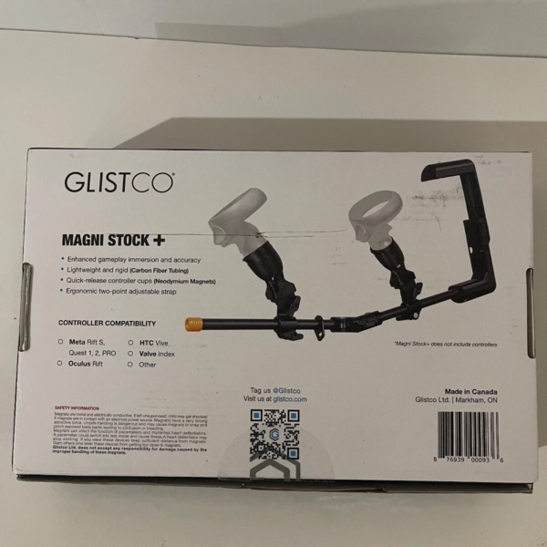 Magni Stock+ VR Carbon Fiber Controller Stock Adapter Meta Quest 1 2 Pro Rift S