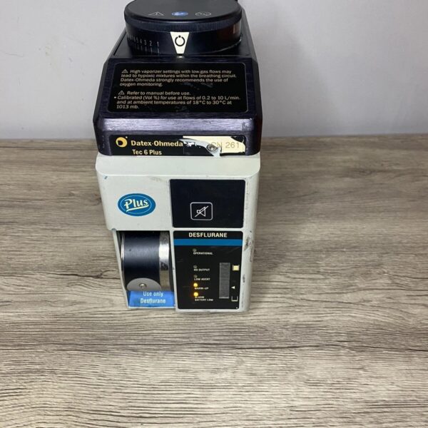 Datex Ohmeda Tec 6 Plus Desflurane Anesthesia Vaporizer