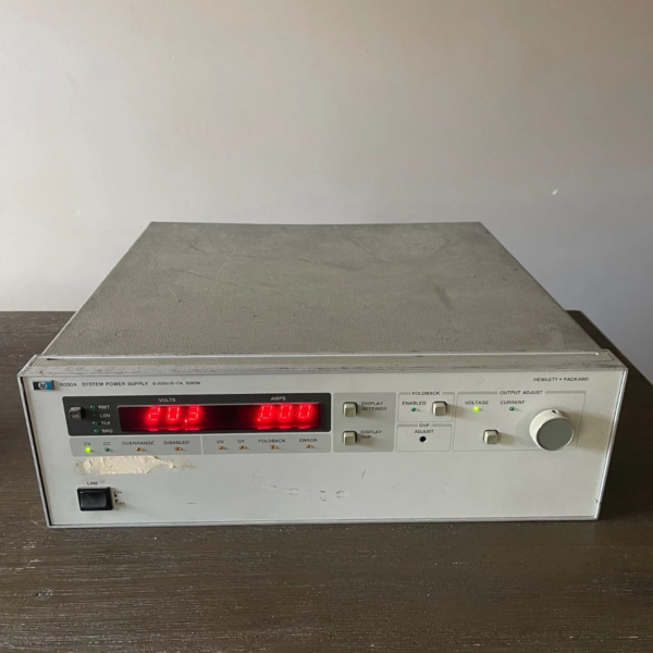HP Hewlett Packard / Agilent 6030A System DC Power Supply 0-200V 0-17A 1000W
