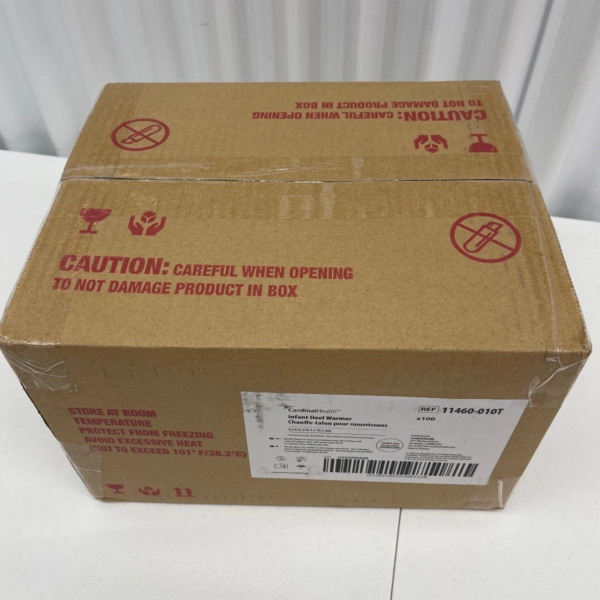 Cardinal Health Infant Heel Warmer 4 x 4" Box of 100 - 11460-010T