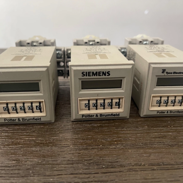 Lot of 3 - Potter & Brumfield CNT-35-26 Programmable Time Delay Relay